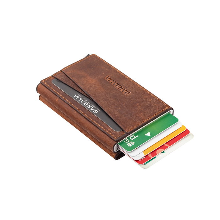 Zoozie Bags Cartera Hombre Piel Auténtica Color Tan